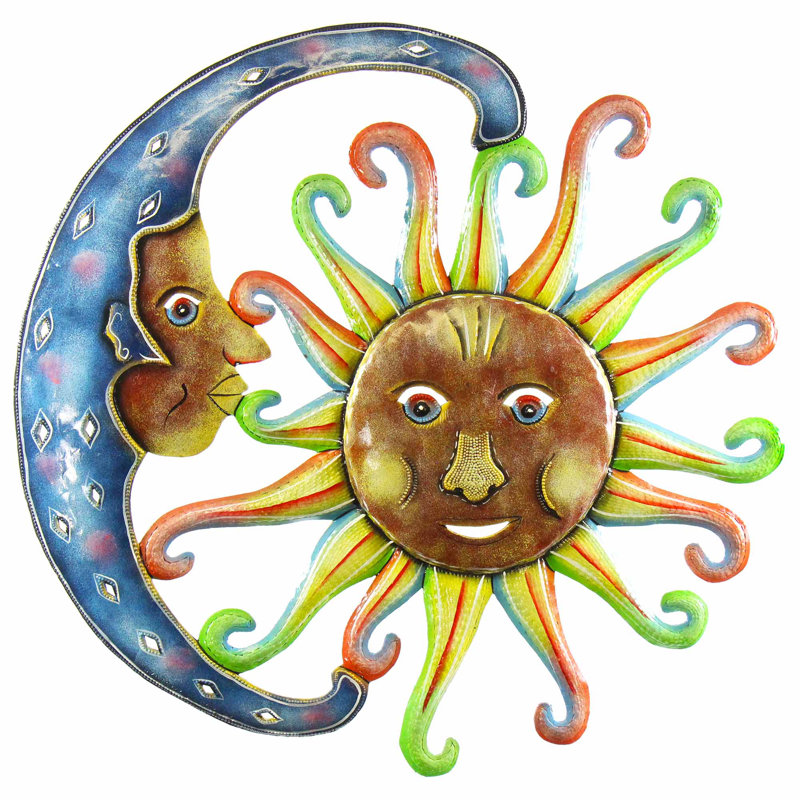 Dovecove 'Moon and Sun' Wall DÃ©cor | Wayfair